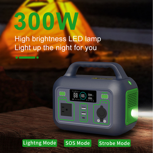 Generatore di Energia Solare Ricaricabile LiFePO4 Off-Grid 300W, Novità 2024, Power Bank Portatile - Product Image 5