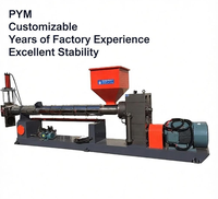 Ligne de granulation de plastique pour recyclage, 6,5T, haute performance, pour blocs PP/PE, avec contrôle intelligent de la température et uniformité de mélange élevée