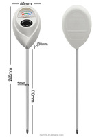 Testeur d'humidité du sol d'intérieur en métal pour jardinage domestique Type de thermomètre à cadran pour plantes Aucune pile requise