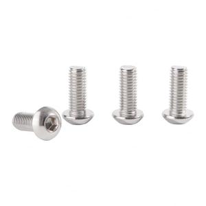 SDPSI DCT ISO7380 M2 <span class=keywords><strong>M2.5</strong></span> M3 M4 M5 M6 M8 M10 M12 304 A2-70 스테인레스 스틸 육각 소켓 헤드 버튼 알렌 볼트 나사 - Product Image 5