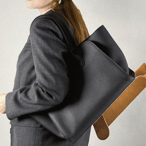 Bolso de Mujer Elegante, Impermeable, Ligero, Portátil, de Dos Capas, Forrado en Lino y Algodón, con Cierre Abierto, Suave - Product Image 3