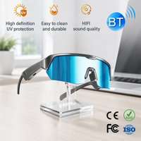 Lunettes de protection UV, lunettes de sport, lunettes de cyclisme intelligentes avec assistant vocal, lecture de musique, charge Type-C, lunettes Bluetooth