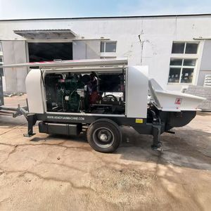 Pompe à béton à piston télécommandée de haute qualité 40M3 50M3 pompe à béton Diesel pompe à béton électrique Machine - Product Image 4