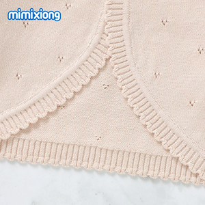 2024 recién llegado mimixiong ODM tejido recién <span class=keywords><strong>nacido</strong></span> algodón bebé suéter abrigo boutique cardigans ropa - Product Image 4
