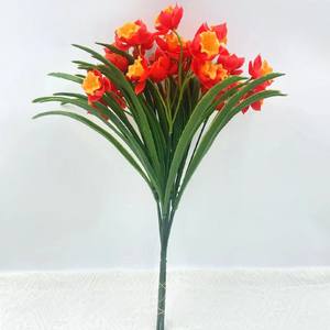 <span class=keywords><strong>ช่อ</strong></span>ดอกไม้<span class=keywords><strong>ยาง</strong></span>นุ่มสัมผัสเหมือนจริง 5 ก้าน ดีไซน์หรูหรา ตกแต่งบ้าน ดอกไม้ประดิษฐ์ ดอกแดฟโฟดิล ของตกแต่งประดิษฐ์ - Product Image 5