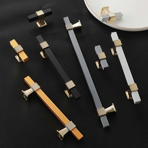 Nordic Light Luxury Aluminum Alloy Hollow Cabinet Pulls Drawer Handles for Bedroom Bathroom Kitchen Dresser Wine Shoe - Product Image 5