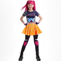 Costume de chasseuse de démons pour femmes européennes et américaines - Tenue de scène d'Halloween style chanteuse pop