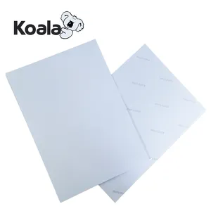 Koala 135g kertas foto stiker glossy, tahan air inkjet merekat sendiri kertas foto A4 * 50 lembar
