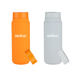 Botella de agua de acero inoxidable de 2025 ml con aislamiento de doble pared de nuevo diseño 1000 con diferentes tapas para acampar - Product Image 3