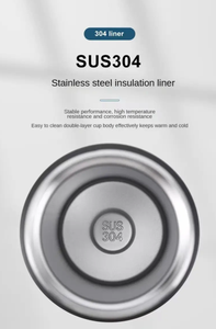350ml 500ml Tasse isolée Tasse de voyage <span class=keywords><strong>Café</strong></span> et thé Bouteille thermique en acier inoxydable Gobelets de grande capacité avec couvercle étanche - Product Image 4
