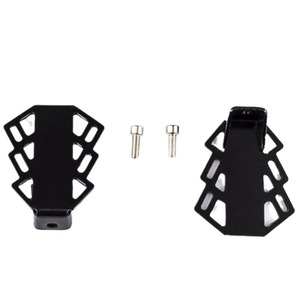 Support de pédale arrière pliable pour vélo, en acier au manganèse noir, accessoires pour vélo de montagne et vélo pour enfants - Product Image 3