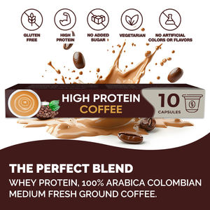Cápsula de café de proteína Premium de café <span class=keywords><strong>molido</strong></span> de etiqueta privada OEM café Arábica de algodón - Product Image 2