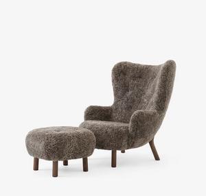 Poltrona Moderna in Tessuto di Lana d'Agnello VB3, Sedia d'Accento per Hotel <span class=keywords><strong>e</strong></span> Soggiorni, Poltrona Relax Little <span class=keywords><strong>Petra</strong></span> - Product Image 1