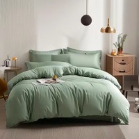 Tissu de drap de lit pas cher de qualité supérieure, 100% polyester microfibre, tissu uni pour drap de lit