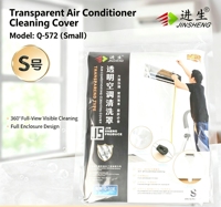 Housse de protection transparente pour climatiseur Jinsheng Q-572/Q-575, protection anti-éclaboussures murale imperméable pour climatiseur domestique