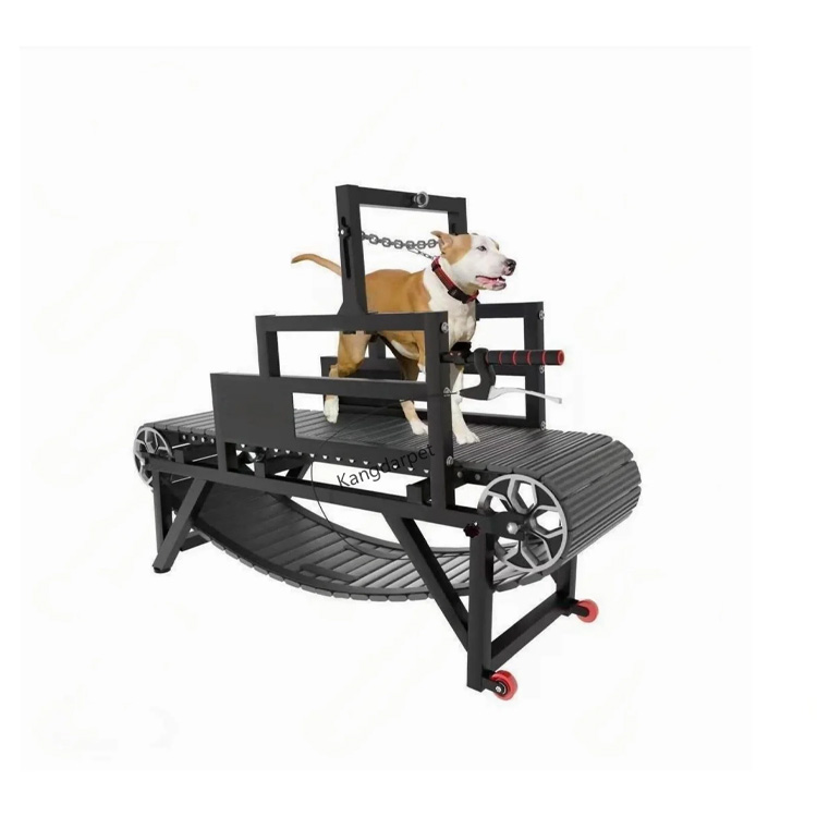 Tapis de course pour chien en caoutchouc noir