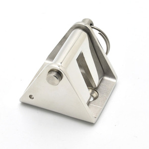 Moulage précis SS316 <span class=keywords><strong>bouchon</strong></span> de verrouillage de chaîne d'ancrage <span class=keywords><strong>bouchon</strong></span> de chaîne marine avec anneau rapide à broches matériel de bateau en acier - Product Image 3