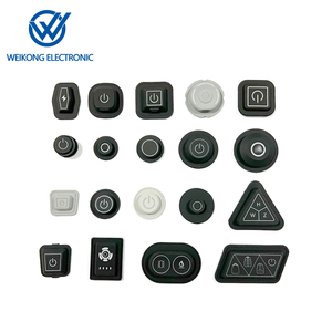 Tùy chỉnh bền Silicone cao su nút bàn phím không thấm nước khắc Laser thiết kế - Product Image 6