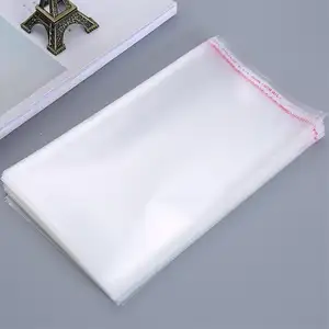 Imballaggio in plastica OPP di avvertimento di soffocamento adesivo stampato all'ingrosso sacchetti di plastica personalizzati trasparenti autosigillanti per i vestiti