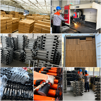 Échelle télescopique multi-positions en alliage d'aluminium, convertible en échelle droite et en échelle en A, vente directe d'usine, OEM, ODM, vente en gros