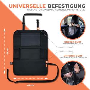 Organizador de Asiento de Coche para Niños, Organizador de Asiento Trasero con Compartimentos y Soporte para Tablet, Embalaje para Venta por Correo - Product Image 5