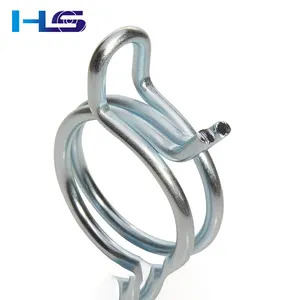 Hengsheng Custom Mini metallo molla di ritenzione del tubo flessibile morsetto per olio combustibile filo acqua forma tubo