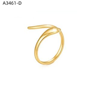 Anillo de moda Amy Amy A3461 de acero inoxidable, diseño moderno para mujer, uso diario, regalo, joyería - Product Image 2