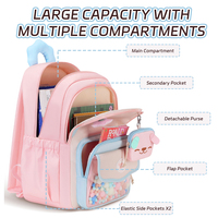 Nouveau sac à dos scolaire pour ordinateur portable de grande capacité, léger, pour adolescentes, étudiantes