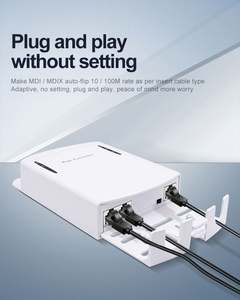 30W Adaptiver POE Extender 100M 1-in-2 Metall-/Kunststoff gehäuse Ethernet POE-Switch RJ45-Langstrecken-Repeater für direkten Hersteller - Product Image 3