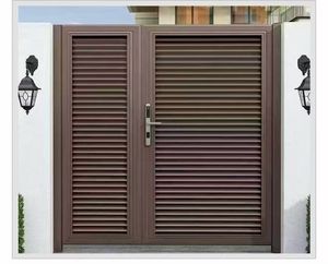 Puerta Corredera Automática de Metal de Diseño Moderno <span class=keywords><strong>para</strong></span> Entrada Principal, Puerta Telescópica Eléctrica <span class=keywords><strong>para</strong></span> Entrada de Vivienda, Puerta Exterior de Aluminio - Product Image 6