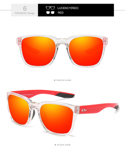 Gafas de Sol Polarizadas de Policarbonato para Hombre PARANOID 2026, Personalizadas con Bajo MOQ, en Monturas Azules, Blancas, Doradas y Rojas - Product Image 2