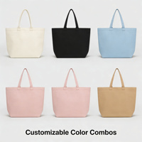 Sac fourre-tout en toile écologique personnalisé avec poignées en corde, sac de courses recyclé pour les courses quotidiennes et un usage décontracté
