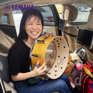Pour YAMAHA STAGE CUSTOM <span class=keywords><strong>Senri</strong></span> <span class=keywords><strong>Kawaguchi</strong></span>, autographe signé à la main, caisse claire en bouleau SBS1455 - Product Image 1