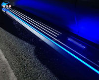 Marchepied latéral en alliage d'aluminium noir avec éclairage LED pour BYD Sealion 6 Seal / Song Plus 2023, accessoires extérieurs pour voiture