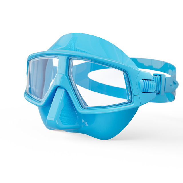 Free Diving Snorkeling Swimming Mask PC Lenses Anti-Fog UV Protection Low Volume Water-Tight Professional Mask