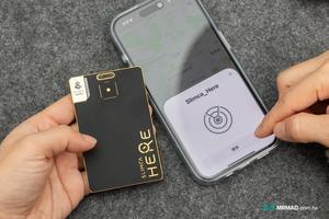 Rastreador GPS recargable, buscador de billetera, etiqueta de aire habilitada para localizador Bluetooth con baliza certificada MFI para navegación de teléfono - Product Image 4