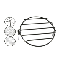 Accessoires rétro-modifiés universel 5.75 "moto phare maille gril masque protecteur garde couverture noir