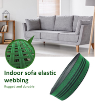 Hongyi Sangle élastique de canapé personnalisée et accessoires de meubles de canapé à bande élastique verte en polypropylène