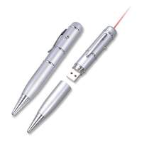 Pointeur Laser à point rouge, prix d'usine, lecteur flash usb, avec logo personnalisé, emballage cadeau