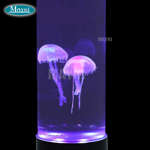 LED Fantasy <strong>Jelly</strong> <strong>Fish</strong> Night Light LED Table Desk Bedside <strong>Lamp</strong> Bedroom Ambiance Light LED Jellyfish <strong>Lamp</strong> - Product Image 2