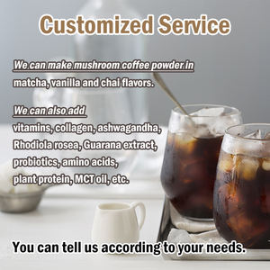 개인 라벨 유기농 면역 지원 인스턴트 커피 항산화 레이시 차가 헤이즐넛 머쉬룸 커피 - Product Image 5