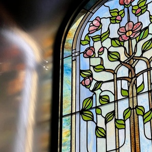 Cửa sổ kính màu trang trí bằng kính màu từ các tòa nhà thờ cổ kính, cửa kính màu - Product Image 3