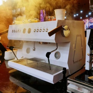 Máquina de Café Comercial de 2 Grupos, Máquina de Espresso Semiautomática Profesional para Negocios - Product Image 5