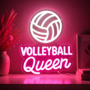 Volleyball Queen Letreros Neon LED dimmable USB powered ambient <b>light</b> store <b>window</b> decoration <b>light</b> street indicator <b>light</b> 5v - Product Image 6