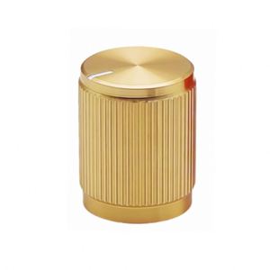 12.5x15.5mm CNC Aluminum Linear Knurled Potentiometer <b>Knob</b> with for Machining for DAC Amplifier Audio Volume Control - Product Image 1