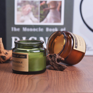 เทียนหอมขี้ผึ้งถั่วเหลืองเป็นมิตรกับสิ่งแวดล้อมทำด้วยมือกลิ่นหอมยาวนานของตกแต่งบ้านสำนักงานของขวัญเทศกาลอีสเตอร์แก้วที่สร้างสรรค์ - Product Image 4