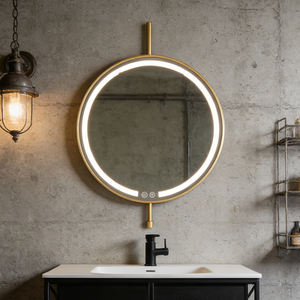 Espejo Inteligente LED Redondo Moderno Personalizado para Montar en la Pared con Iluminación y Desempañador para Baño y Sala de Estar - Product Image 2