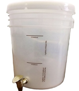 Conteneur de Fermentation de brassage DIY avec robinet et robinet, seau de 6 Gal de qualité alimentaire qualifié pour le stockage des aliments fabricant <span class=keywords><strong>SDPAC</strong></span> - Product Image 1