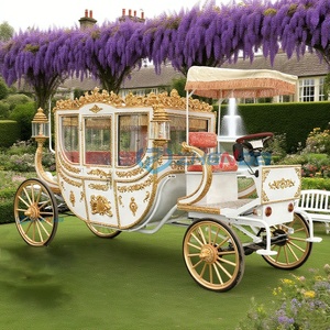 Nuevo Producto 2026: Carruaje de Caballos para Bodas de Estilo Diferente y Elegante, con 4 Ruedas de Acero, para Uso en Bodas o Turismo - Product Image 2