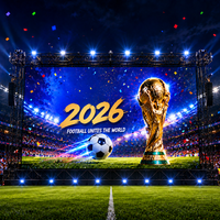 Écran LED d'affichage extérieur étanche DDW P3.91 pour location, mur vidéo de stade pour matchs de football, zone des supporters, événements en direct